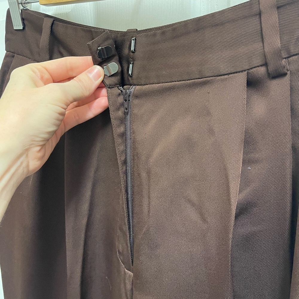 Favorite Daughter Brown High Rise Trousers - Picture 6 of 12